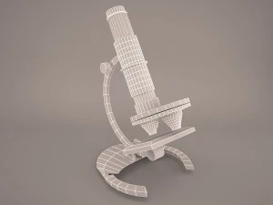 microscope 3D Model