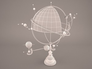 solar system orrery 3D 모델