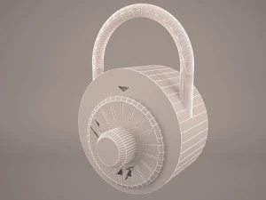 padlock 3D Model