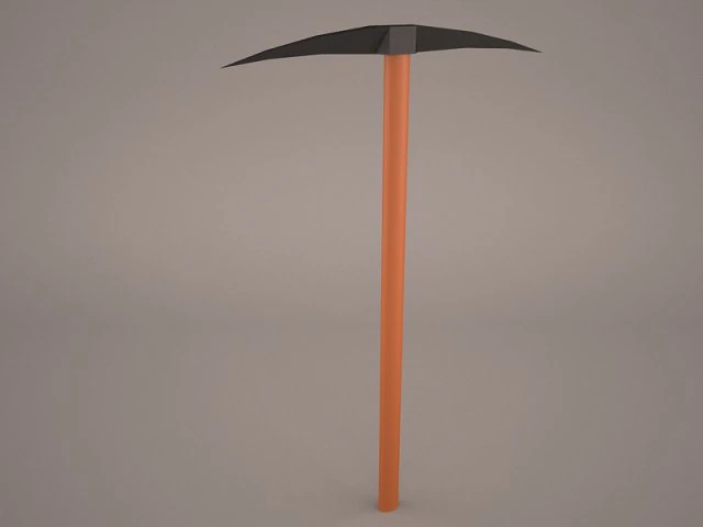 pickaxe 3D Model .c4d .max .obj .3ds .fbx .stl .blend 