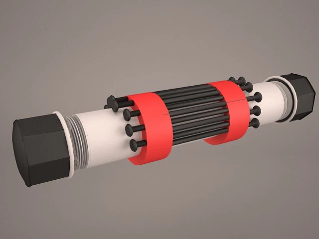 pipe bomb bundled 3D Model .c4d .max .obj .3ds .fbx .stl .blend