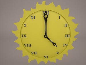 sun clock 3D Model