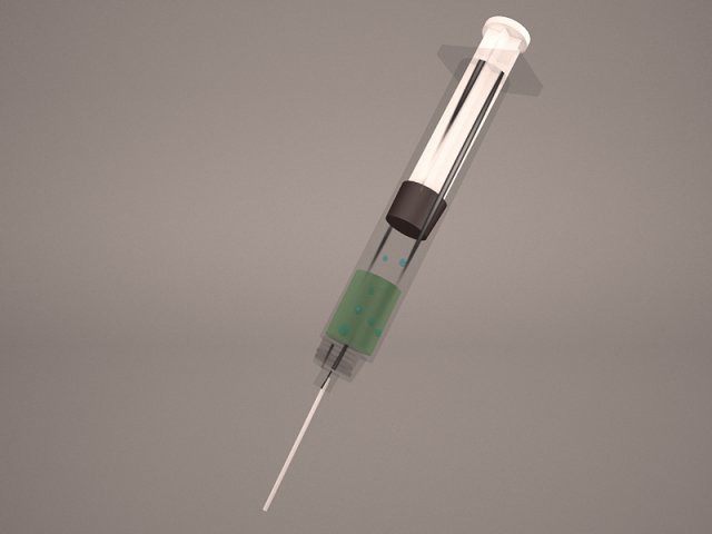 dental syringes 3D Model .c4d .max .obj .3ds .fbx .stl .blend 