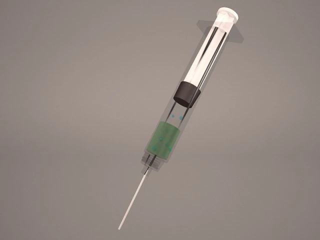 dental syringes 3D Model .c4d .max .obj .3ds .fbx .stl .blend 
