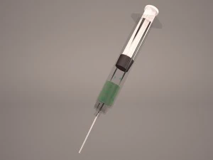 歯科用注射器 3Dモデル
