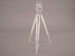 leica tc 407 sprinter 150 and levelling rod Modèle 3D