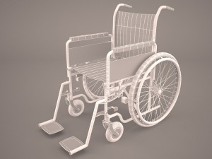 wheelchair Model 3D