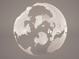 earth globe 3D Model