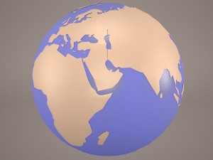 earth globe 3D Model