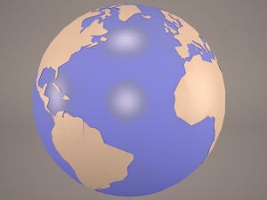 earth globe Modelo 3D