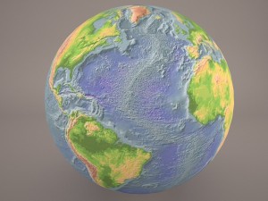 earth planet 3D-Modell