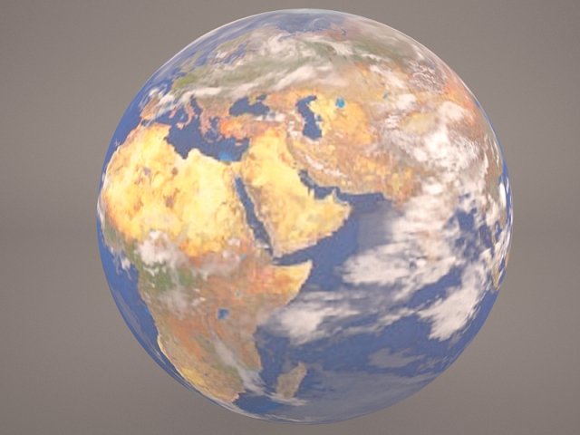 earth planet Model 3D .c4d .max .obj .3ds .fbx .stl .blend 