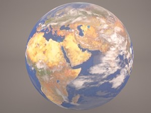 earth planet Model 3D