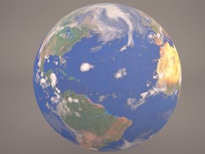 earth planet Model 3D