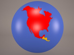 north america 3D Model