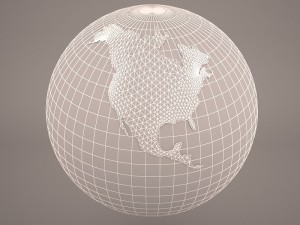 north america 3D 모델