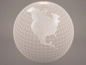 north america 3D Model
