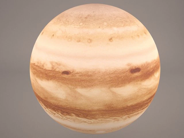 jupiter 3D Model .c4d .max .obj .3ds .fbx .stl .blend 