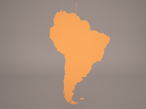 south america 3D Model