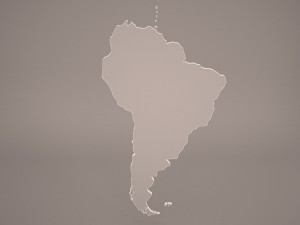 south america Modèle 3D