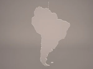 south america 3D Model