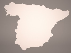 spain map 3D Model