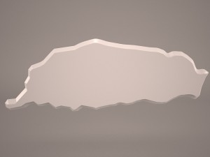 taiwan map 3D मॉडल
