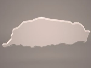 台湾地图 3D 模型