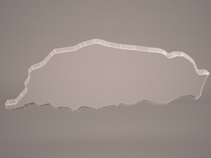 taiwan map 3D Model