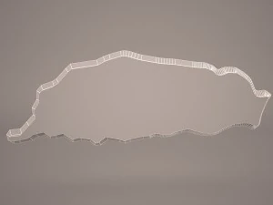 taiwan map 3D Model