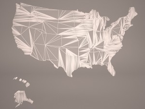 america Model 3D