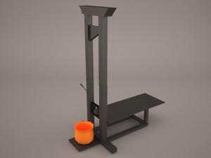 guillotine 3D Model