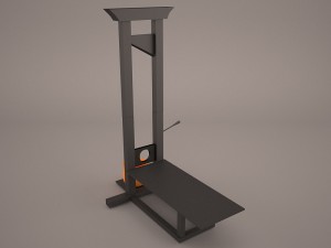 guillotine 3D Model