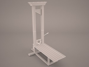 guillotine 3D Model
