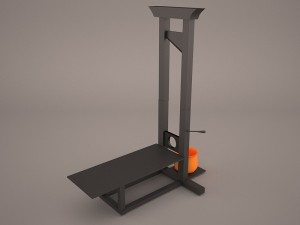 guillotine 3D Model