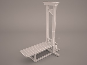 guillotine 3D Model