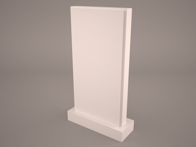 headstone 3D 模型 .c4d .max .obj .3ds .fbx .stl .blend 