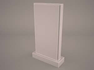 headstone 3D 模型
