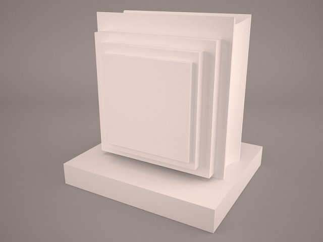 headstone 8 3D 模型 .c4d .max .obj .3ds .fbx .stl .blend 