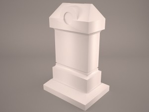 headstone 9 3D Model