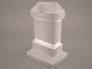 headstone 9 Modelo 3D