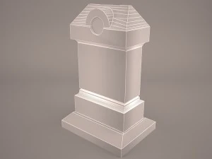 headstone 9 3D Model