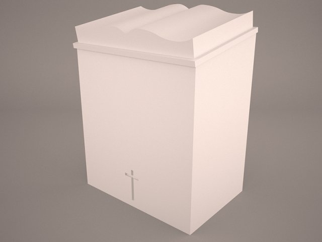 headstone 12 3D Модель .c4d .max .obj .3ds .fbx .stl .blend 