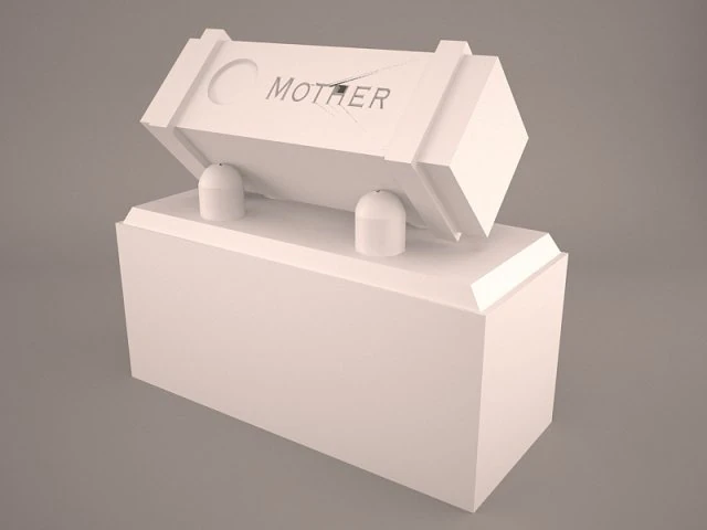 headstone 14 3D Model .c4d .max .obj .3ds .fbx .stl .blend 