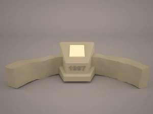 l&aacute;pida 15 Modelo 3D