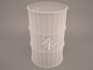 barril Modelo 3D