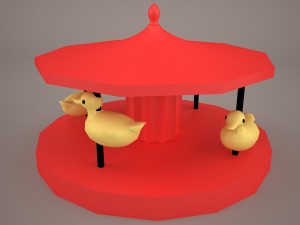 carousel 3D Model