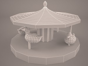 carousel 3D 모델