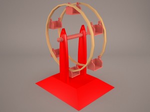 london eye Modello 3D
