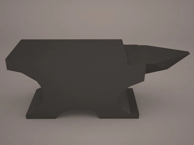 anvil 3D Model .c4d .max .obj .3ds .fbx .stl .blend 